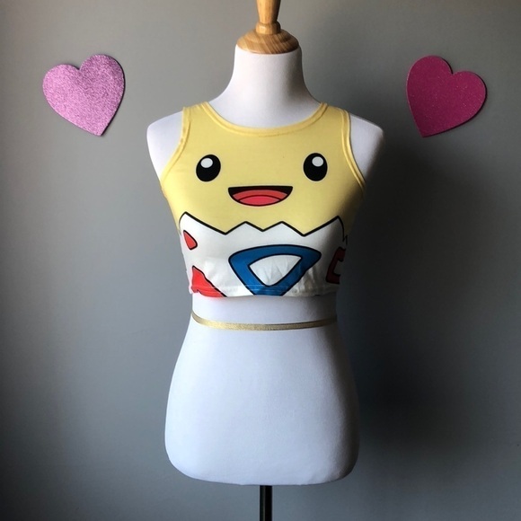 ⭐️3/$10⭐️Pokémon togapi crop top - Picture 1 of 2